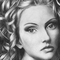 Рисуем волосы карандашом