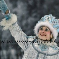 Как нарисовать снегурочку