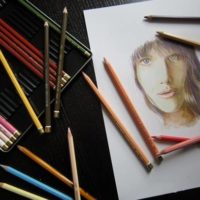 Как нарисовать портрет цветными карандашами